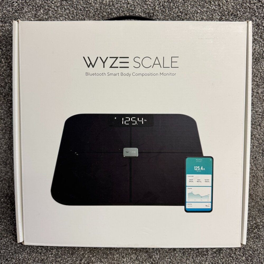 Wyze Scale Bluetooth Smart Body Composition Monitor WHSCL1, Android + iOS 1357